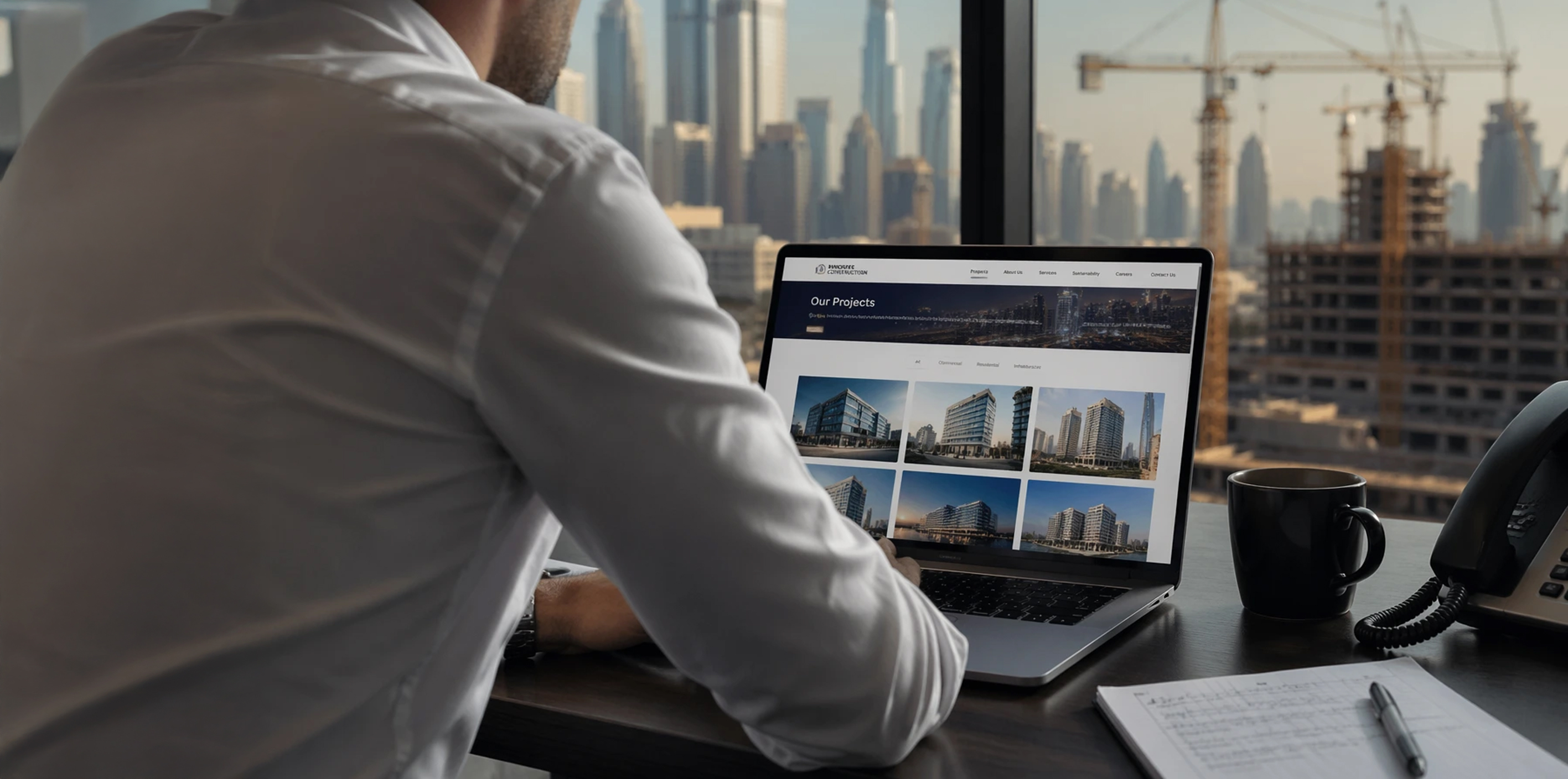 How Digital Marketing Wins Projects for Construction Companies in the UAE